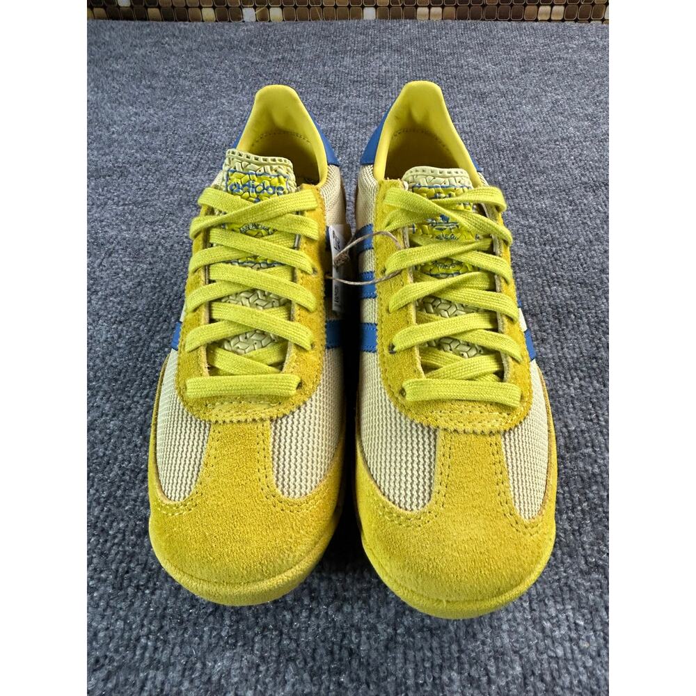 Adidas SL 72 RS Yellow Blue Retro Running Sneakers Y4.5 WM 5.5 - Picture 3 of 10